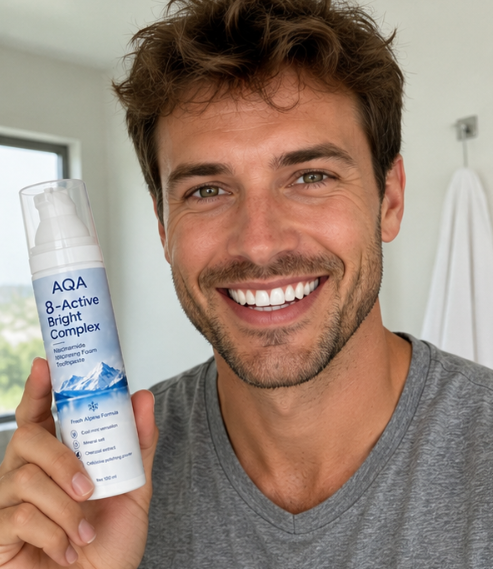 AQA foam-toothpaste